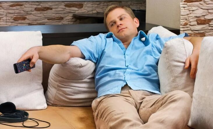 Lo stile di vita sedentario è la causa della prostatite