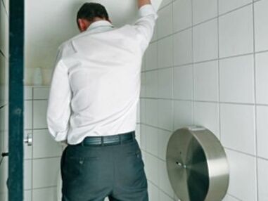 Voglia frequente di urinare negli uomini con prostatite
