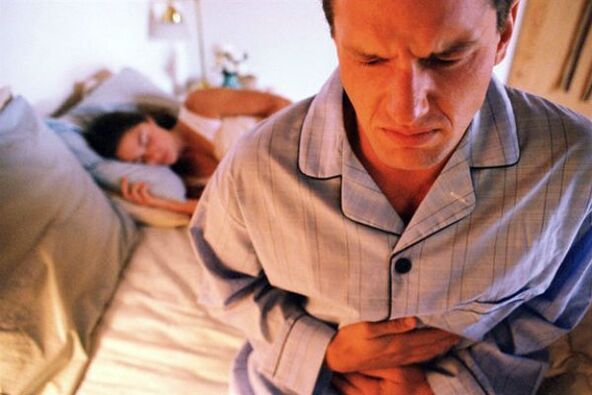 dolore addominale con prostatite