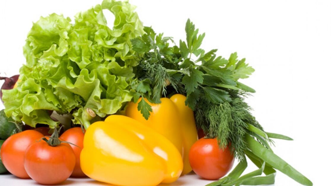 verdure durante il trattamento della prostatite